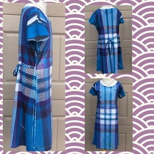 3/$33 Speechless Clear Sequin on Purple Teal Plaid